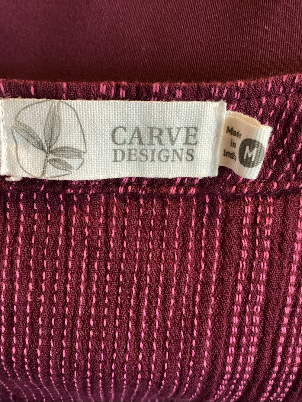 Carve Designs Dylan Organic Cotton Gauze Shirt size medium - Picture 7 of 10